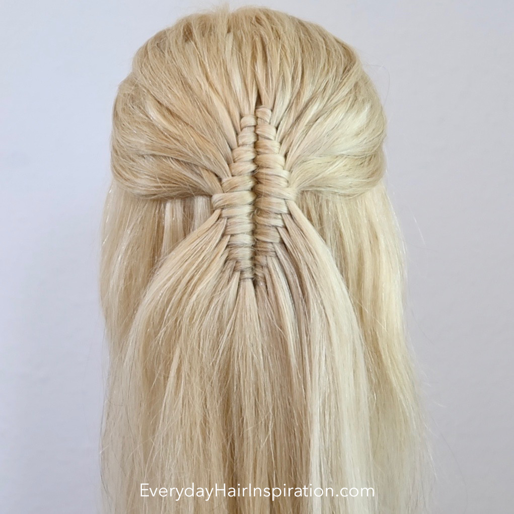 Diamond Braid Step by Step - Everyday Hair inspiration