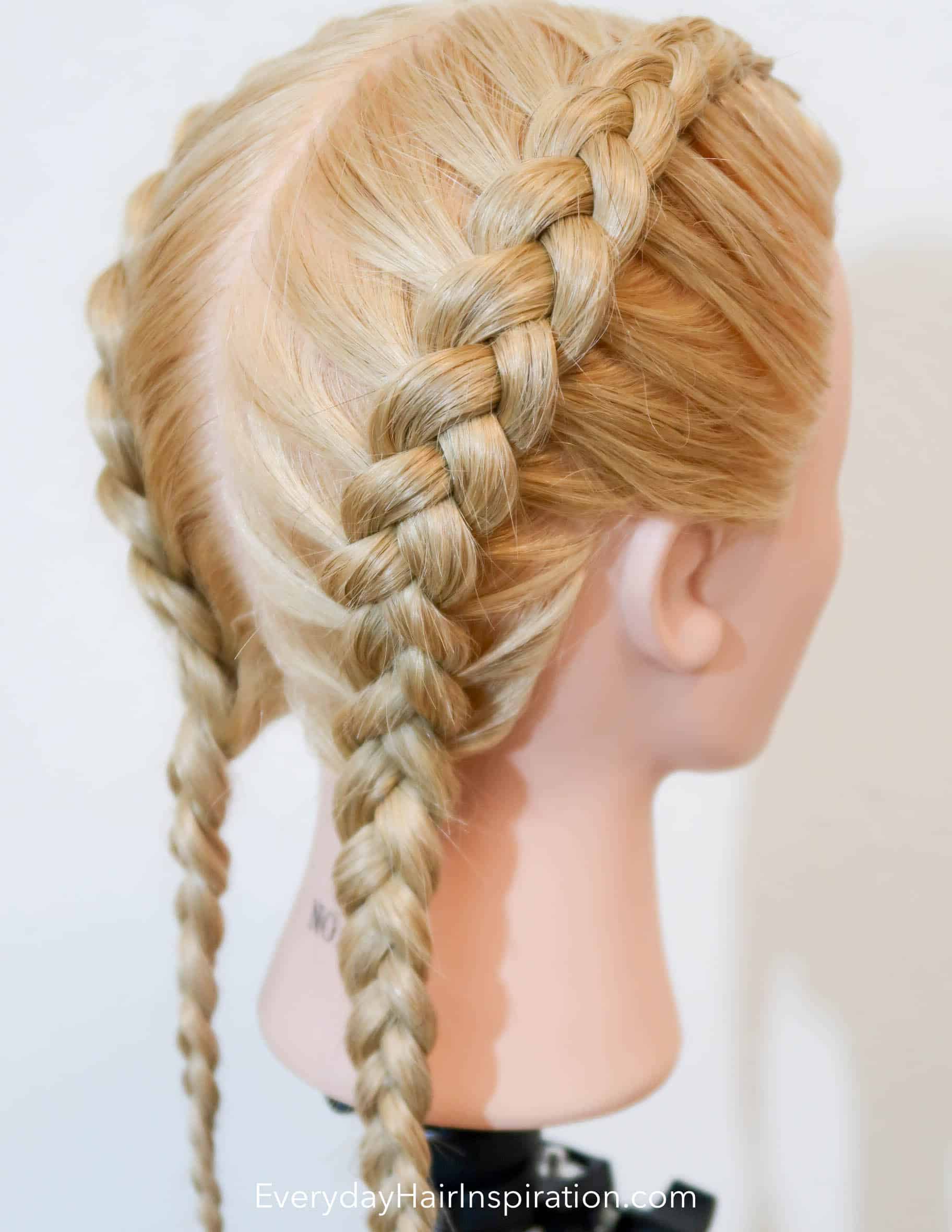 How To Dutch Braid Your Own Hair Step By Step For Complete