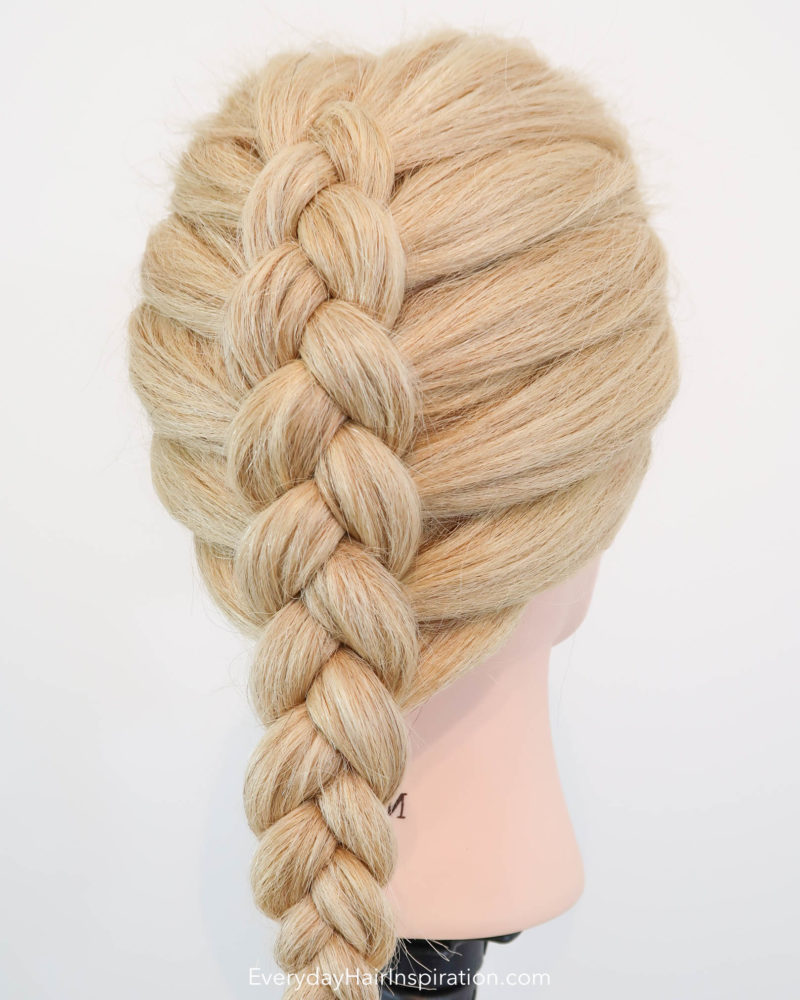 How To Dutch Braid For Beginners (Second Way To Add In Hair)