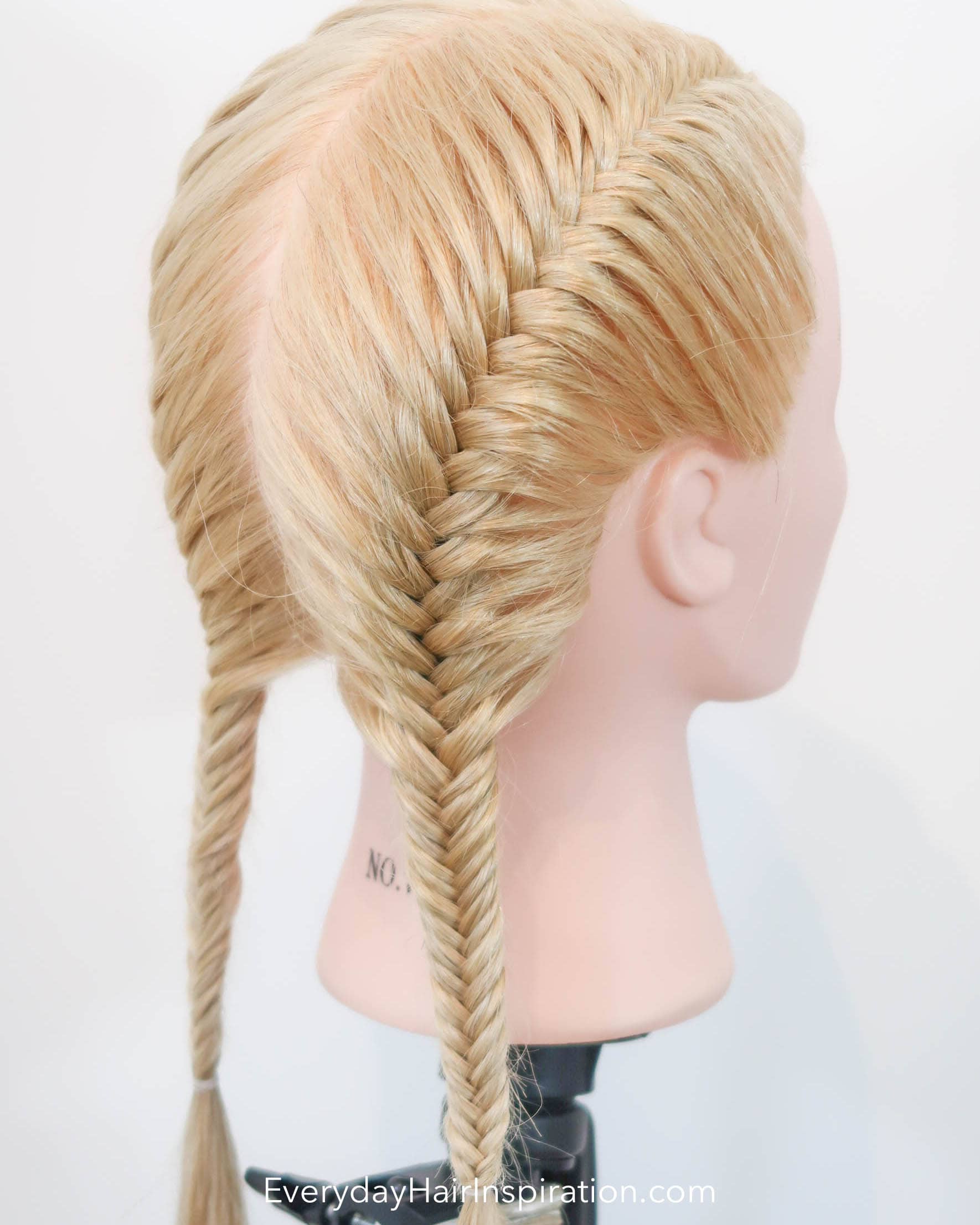 How to DIY Elegant Braided Fishtail Hairstyle