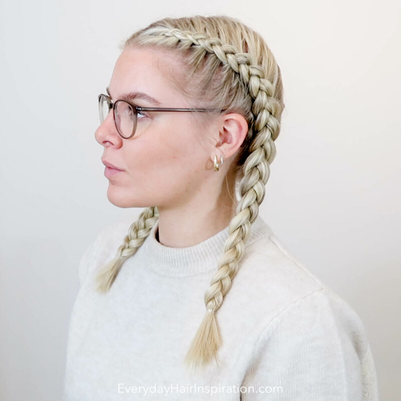 How To Dutch Braid Your Own Hair Updated