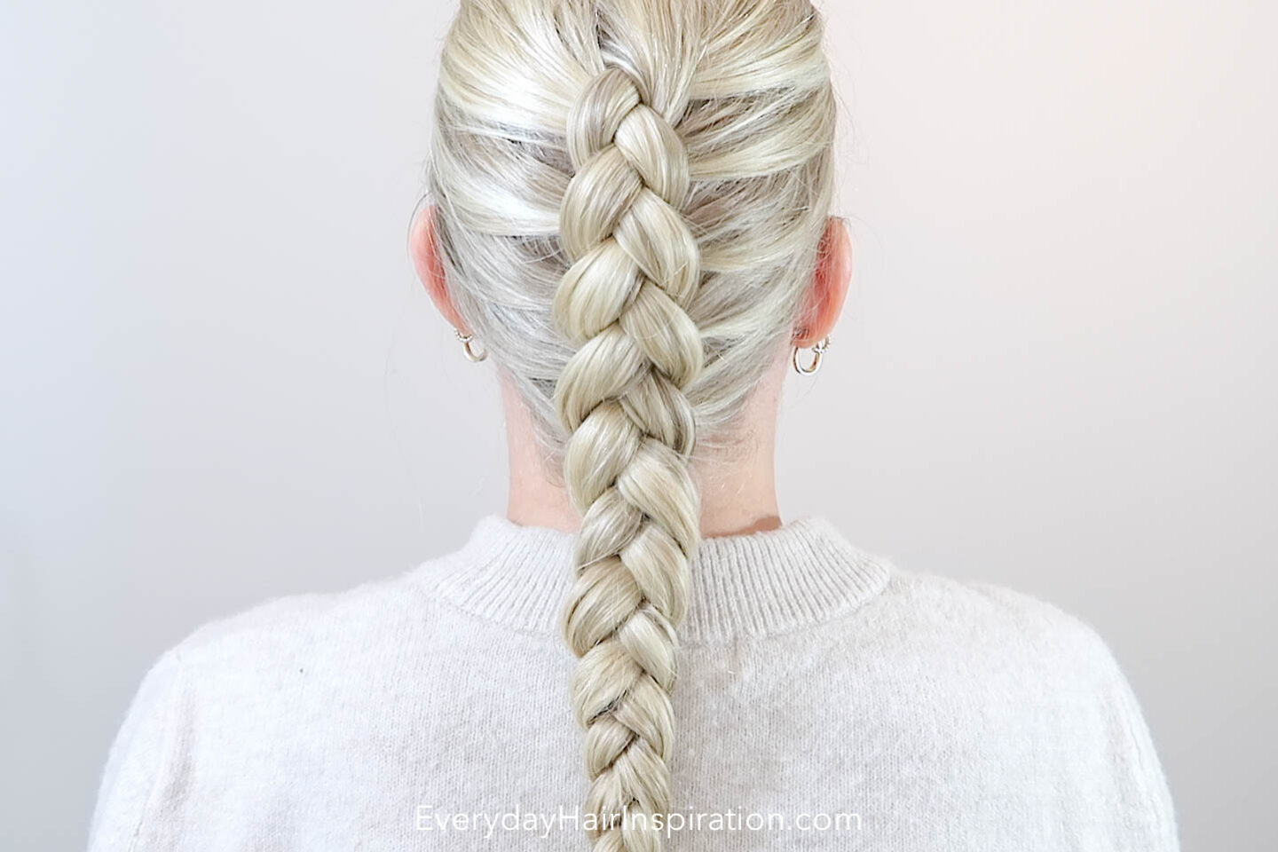 How To Single Dutch Braid Your Own Hair Everyday Hair Inspiration