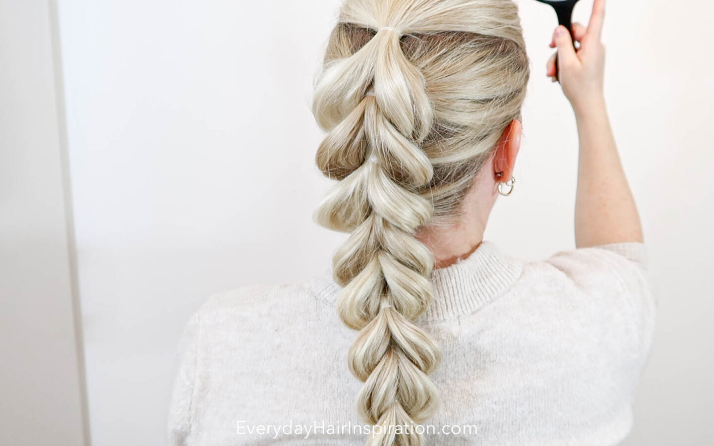 How To Pull Through Braid Your Own Hair Everyday Hair Inspiration