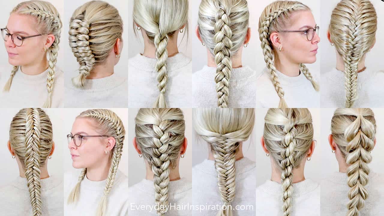 How To Braid Your Own Hair  15 Must-Try Braids For An Everyday Hairstyle  Everyday Hair inspiration
