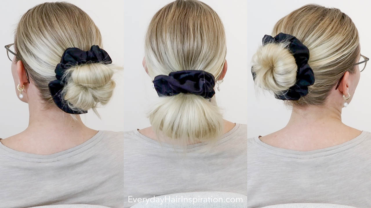 Easy And Simple Bun Hairstyle For Wedding Party - YouTube