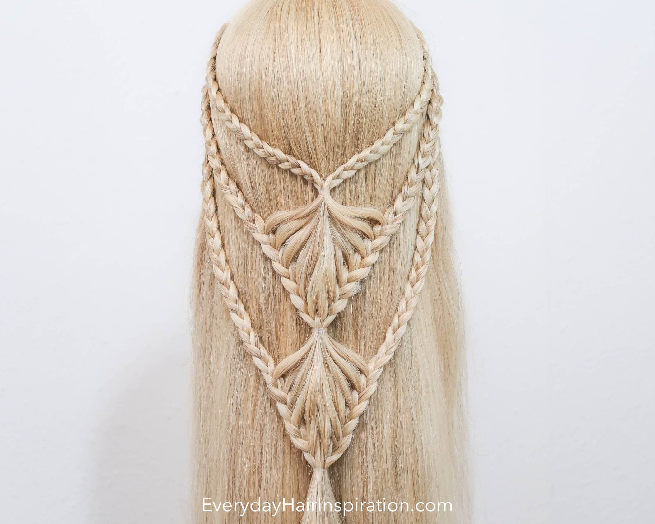 Triple Braided viking Hair - Perfect For Long Hair - Everyday Hair  inspiration