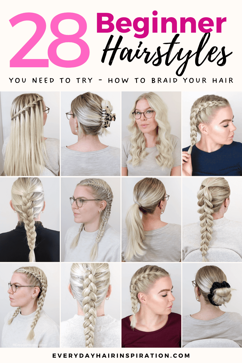 41 DIY Cool Easy Hairstyles That Real People Can Do at Home - DIY Projects  for Teens